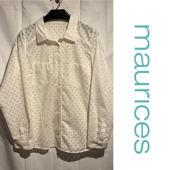 Maurices Tops - Maurices Women’s Plus Size 2 Shirt Top Button Down